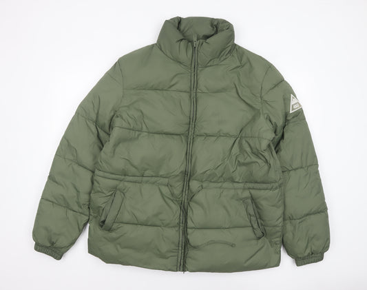 ASOS 4505 Women’s Green Puffer Jacket UK 12 Tall Winter Coat