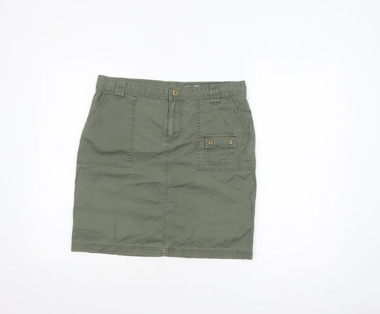 Columbia Women's Green Cargo Twill Skirt Size 12