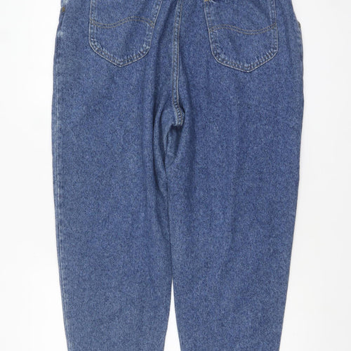 Lee Women's Blue High Rise Mom Jeans Size 16 Plus Denim Vintage