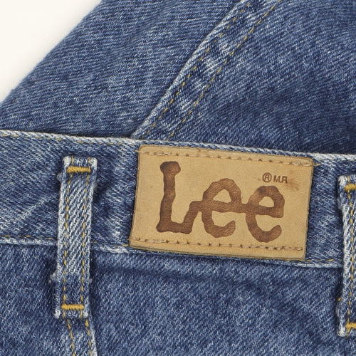 Lee Women's Blue High Rise Mom Jeans Size 16 Plus Denim Vintage