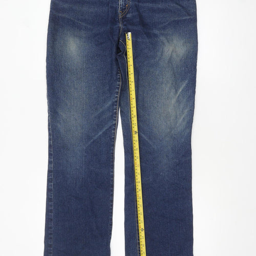 Levi's 550 Women's Blue Bootcut Jeans Size 12M Cotton Blend