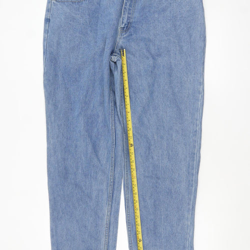 Basic Concepts Mens Blue Straight Jeans 34W 32L Cotton Denim