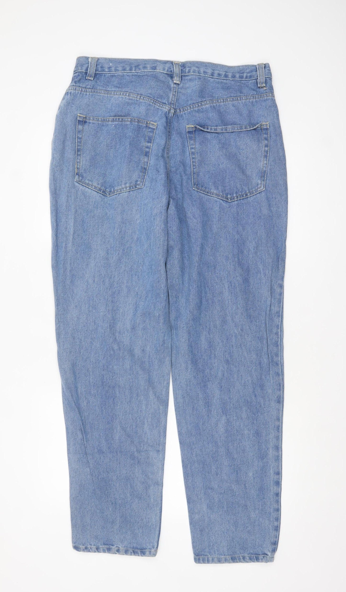 Basic Concepts Mens Blue Straight Jeans 34W 32L Cotton Denim