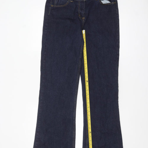 Expression Women’s Blue Bootcut Jeans Size 12 Cotton Blend