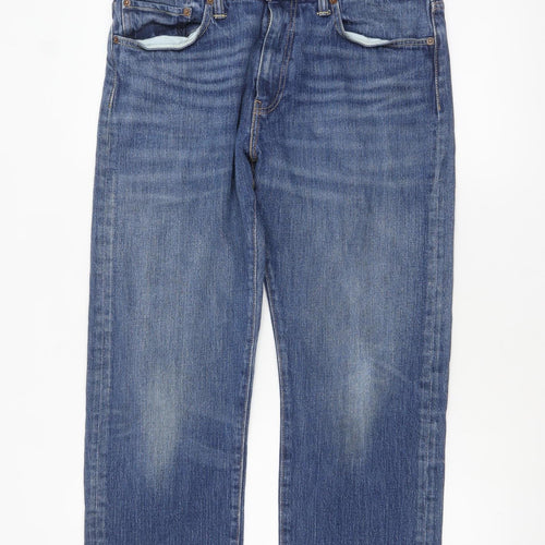 Levi's 504 Men's Blue Straight Leg Jeans W34 L30 Regular Fit