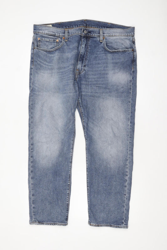 Levi Strauss Men’s Blue 502 Regular Fit Straight Denim Jeans W38 L30