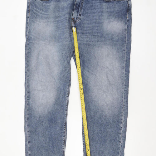 Levi Strauss Men’s Blue 502 Regular Fit Straight Denim Jeans W38 L30