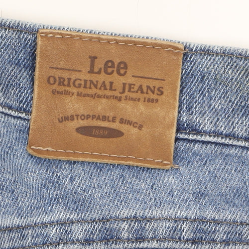 Lee Women's Blue High Rise Straight Leg Vintage Jeans Size 10L