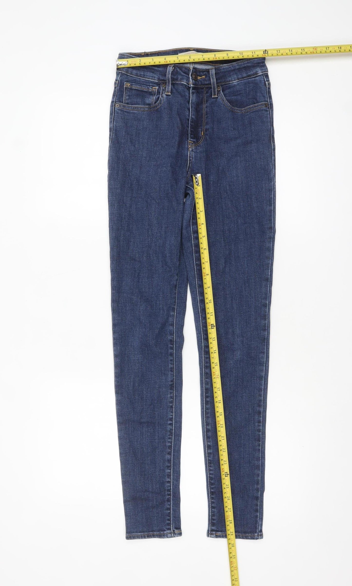 Levi's Women's Blue 721 High Rise Skinny Jeans Size 25