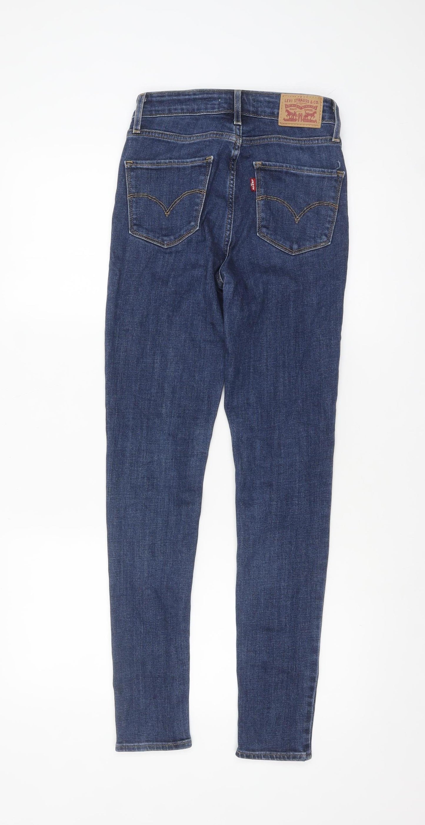 Levi's Women's Blue 721 High Rise Skinny Jeans Size 25
