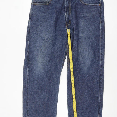 Levi’s 505 Regular Fit Men Blue Denim Jeans W36 L30 Classic Style