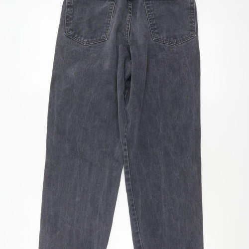 Wrangler Men's Black Acid Wash Straight Jeans 30x30 Cotton Denim