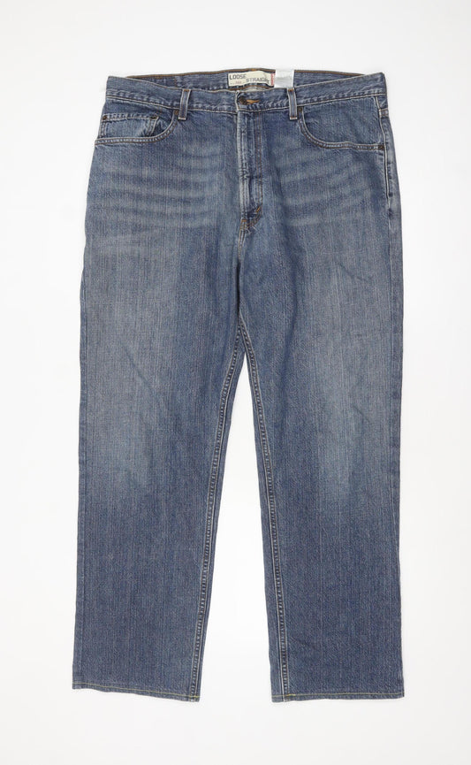 Levi’s 569 Men’s Blue Straight Leg 36W 32L Denim Jeans