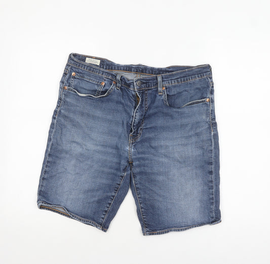 Levi’s 502 Men’s Blue Denim Regular Fit Shorts Size L 34in