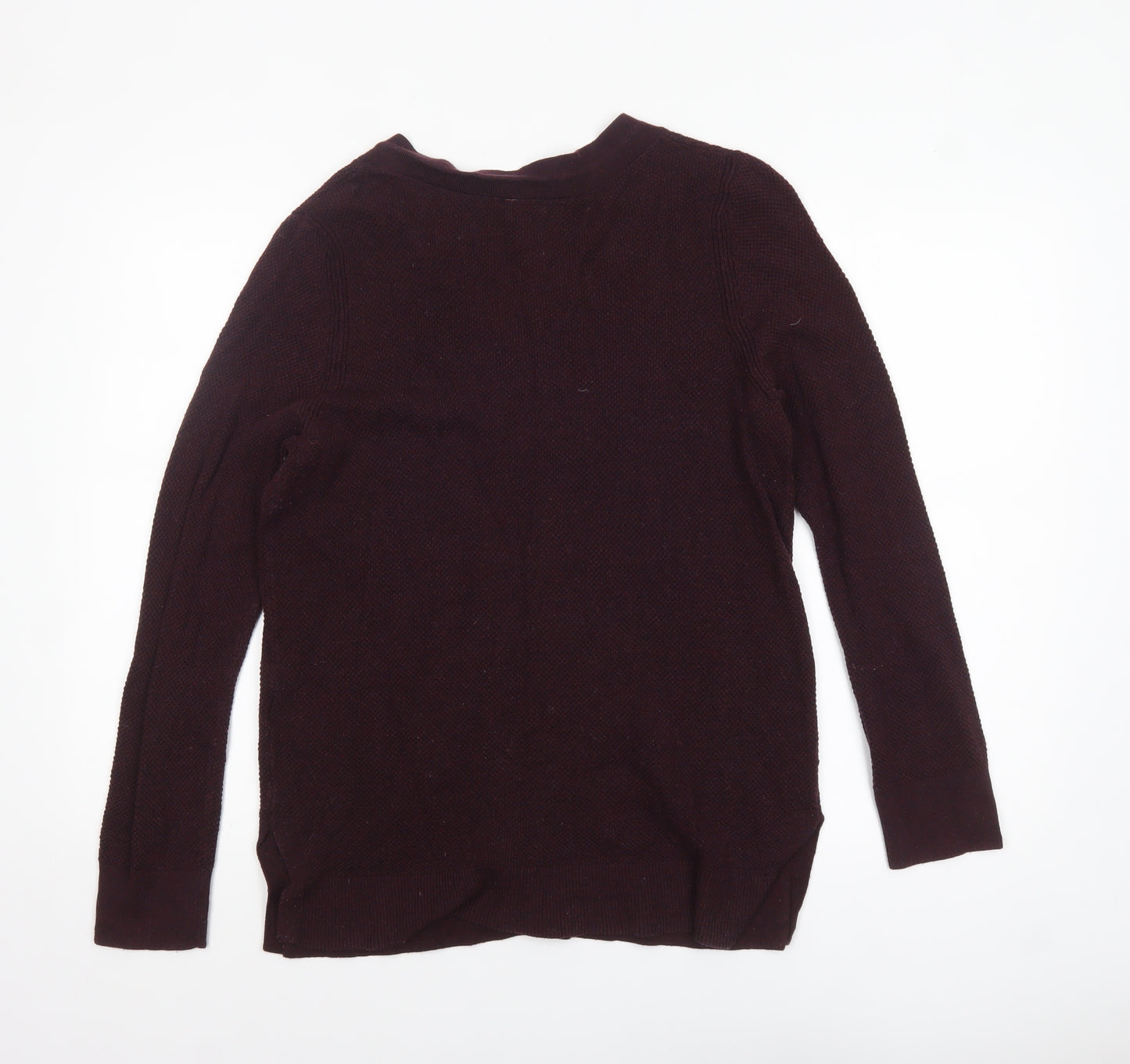 GAP Men’s Brown Cotton Blend V-Neck Jumper Size L