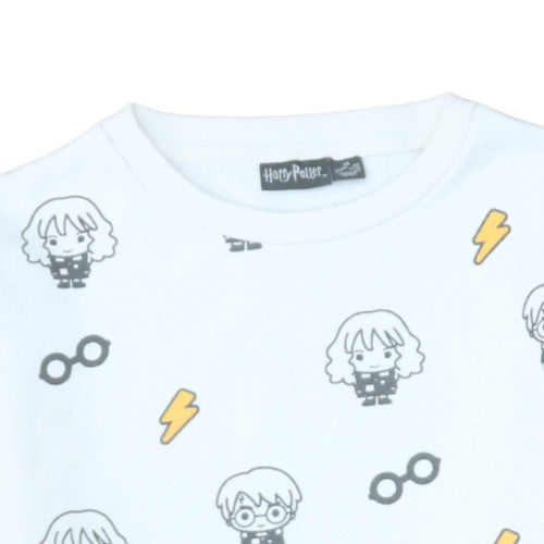 Primark Harry Potter White XS Womens Sweatshirt Crew Neck Long Sleeve