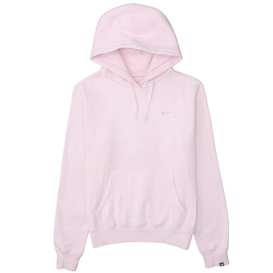 Nike Women's Pink Pullover Hoodie Size M Cotton Blend Casual
