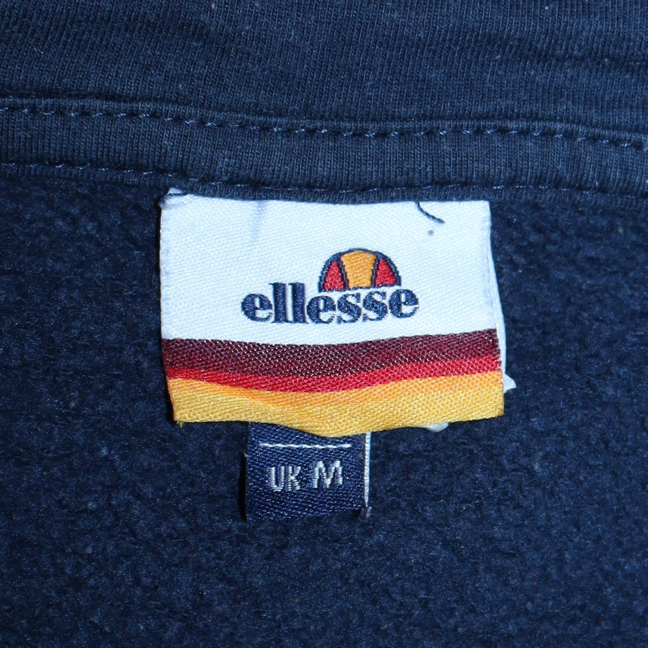 Ellesse Men's Multicoloured 1/2 Zip Hoodie Size M Retro Sports Style