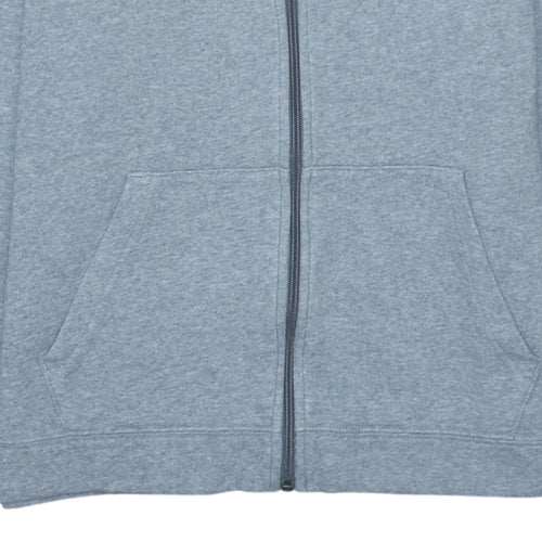 Nike Teens Grey Full Zip Hoodie XL Regular Fit Fleece