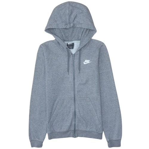 Nike Men's Grey Full Zip Hoodie XS Fleece Sportswear