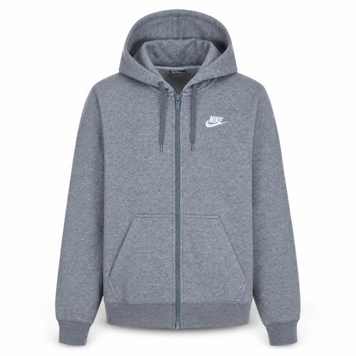 Nike Men's Grey Full Zip Hoodie XS Fleece Sportswear