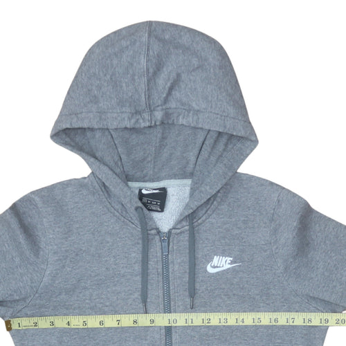 Nike Men's Grey Full Zip Hoodie XS Fleece Sportswear