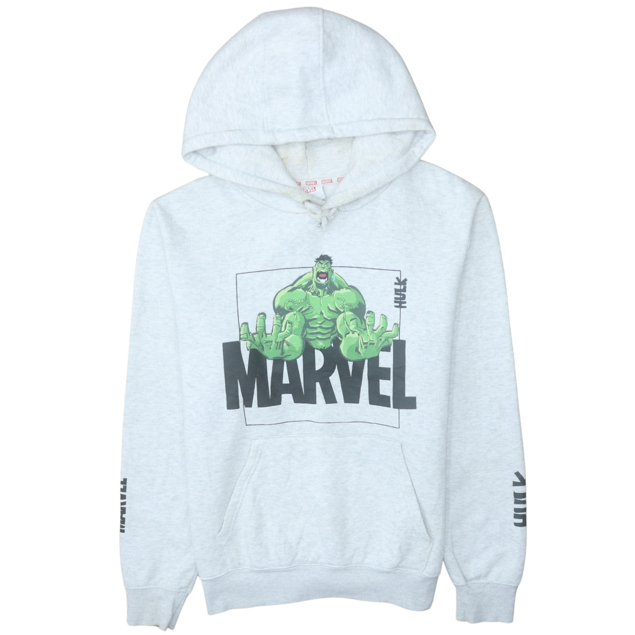 Primark Marvel Hulk Grey Pullover Hoodie Men L Regular Fit