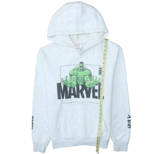 Primark Marvel Hulk Grey Pullover Hoodie Men L Regular Fit