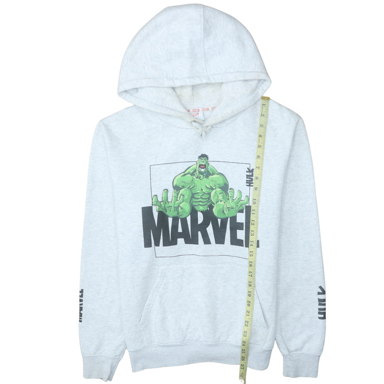 Primark Marvel Hulk Grey Pullover Hoodie Men L Regular Fit