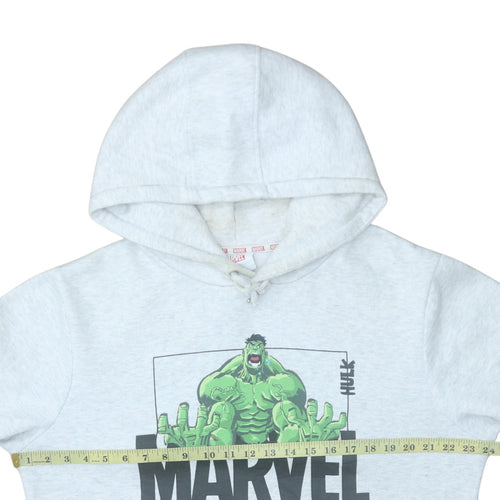 Primark Marvel Hulk Grey Pullover Hoodie Men L Regular Fit