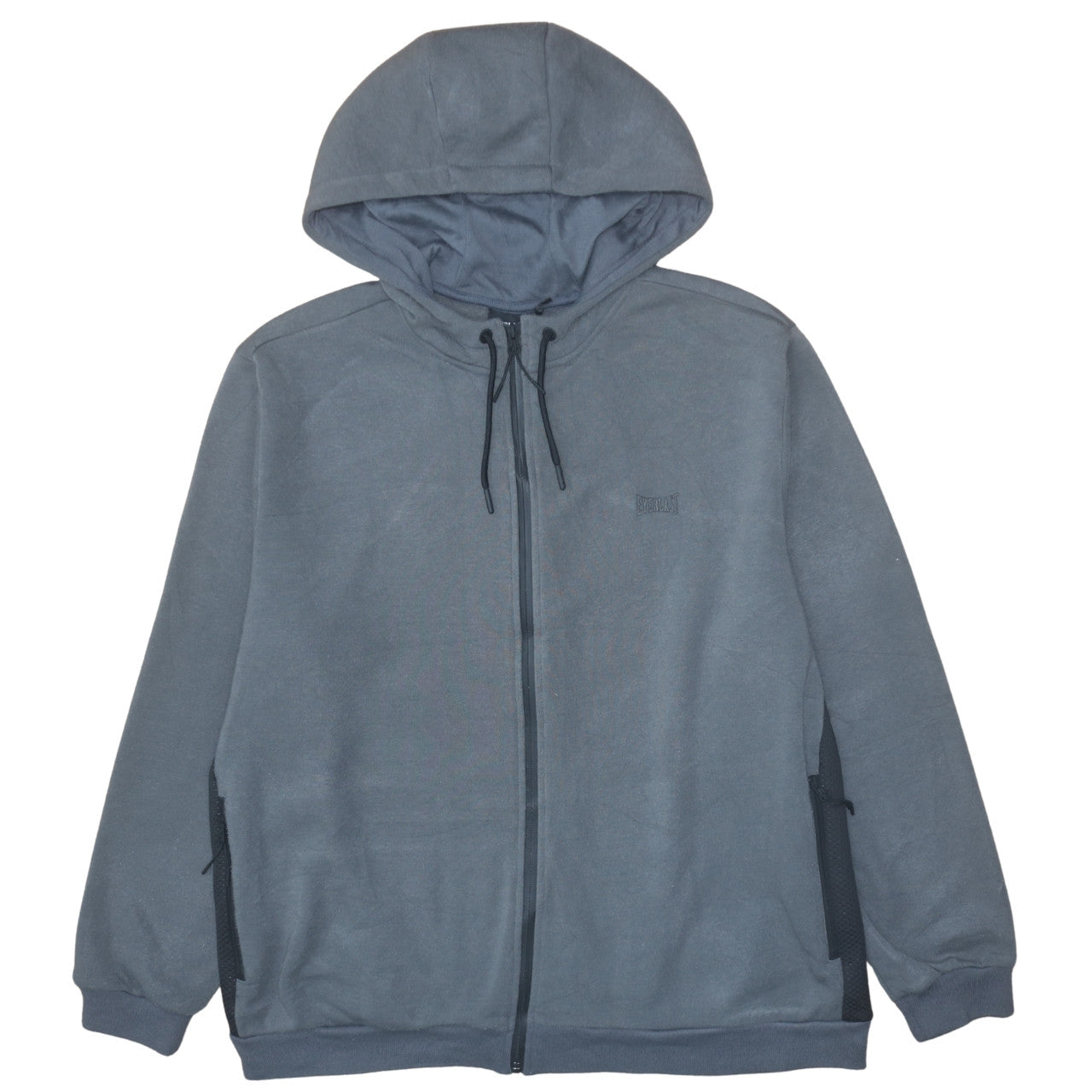 Everlast Mens Grey 3XL Full Zip Fleece Hoodie