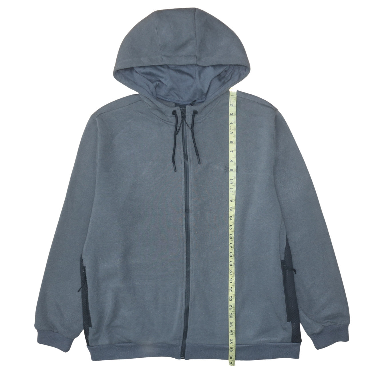 Everlast Mens Grey 3XL Full Zip Fleece Hoodie