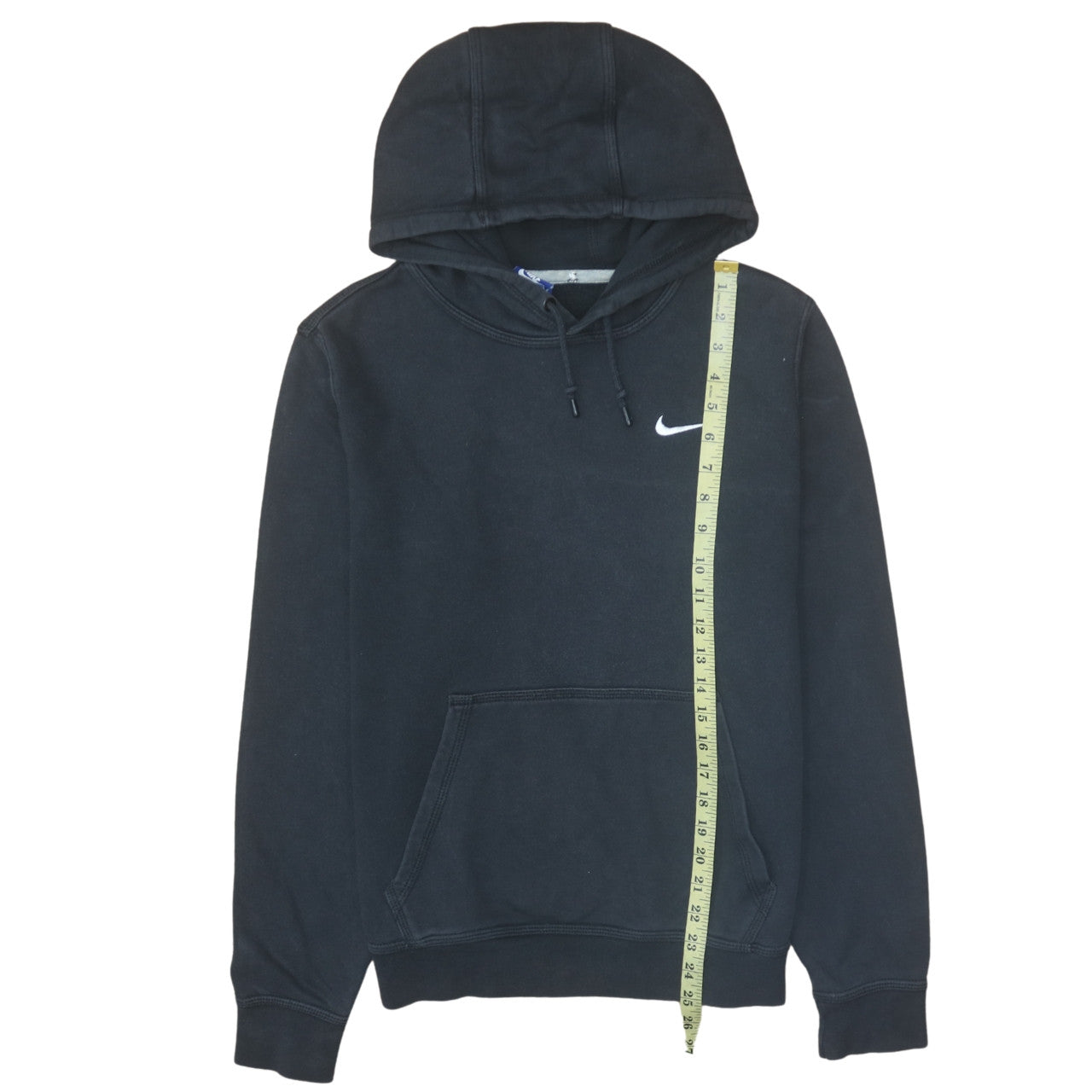 Nike Men's Black Pullover Hoodie M Fleece Regular Fit Logo Sportswear