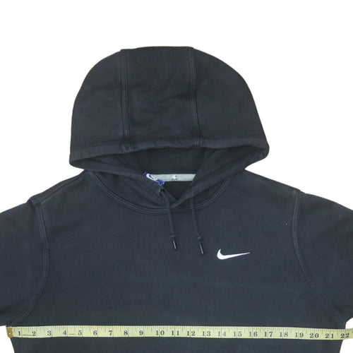 Nike Men's Black Pullover Hoodie M Fleece Regular Fit Logo Sportswear