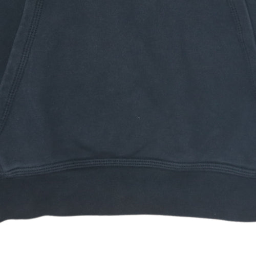 Nike Men's Black Pullover Hoodie M Fleece Regular Fit Logo Sportswear