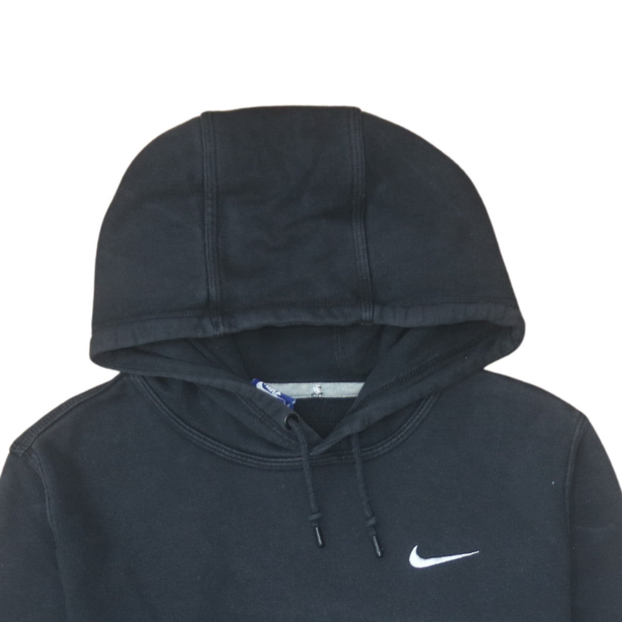 Nike Men's Black Pullover Hoodie M Fleece Regular Fit Logo Sportswear