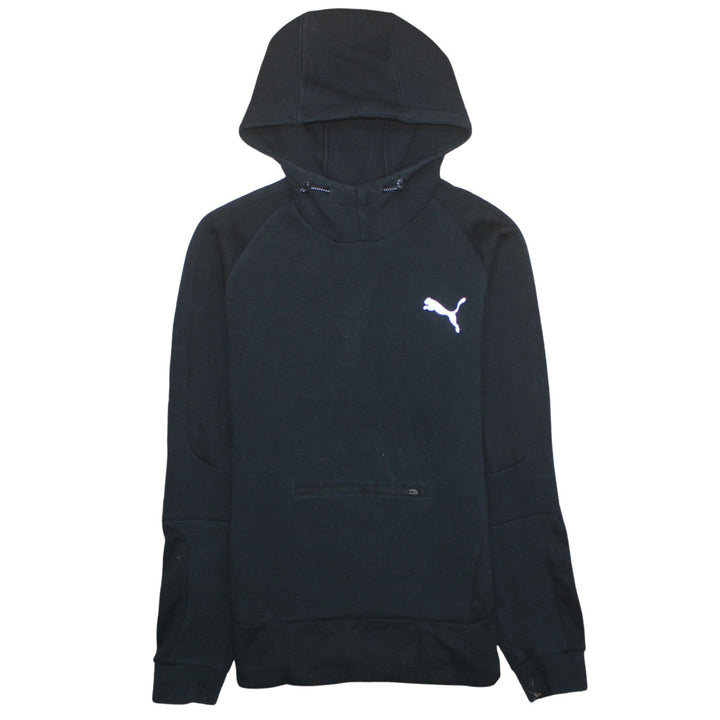 Puma Mens Black Pullover Hoodie Size L Sports Fleece Sweatshirt