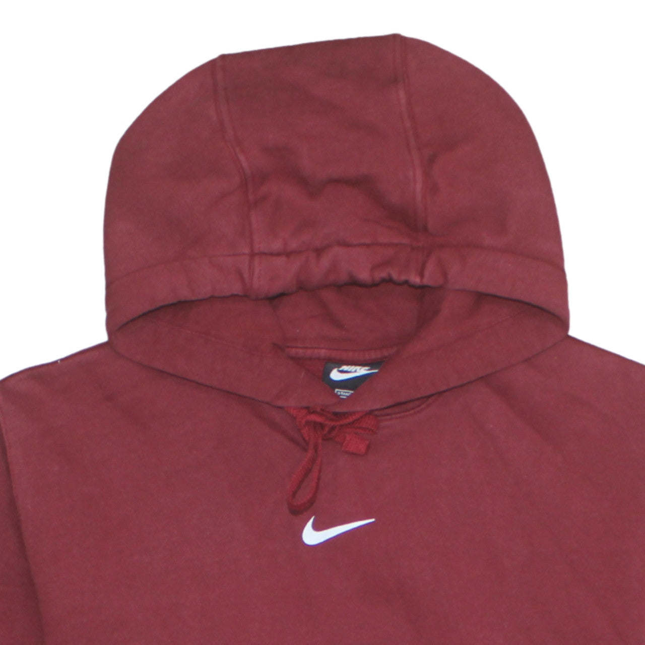 Nike Men's Red Pullover Hoodie S Logo Sports Fleece