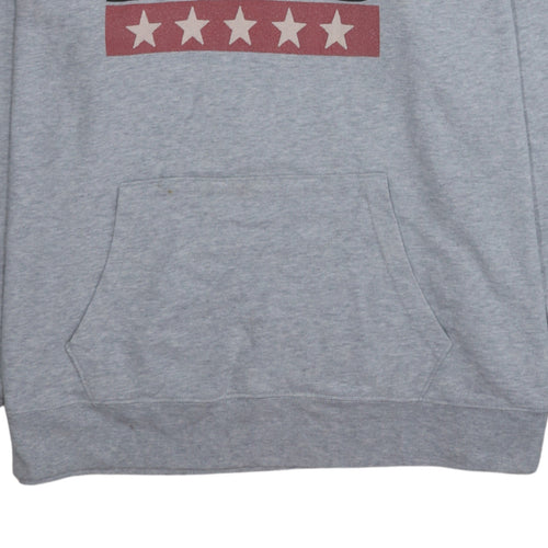 Levi's Men's Grey XL Pullover Hoodie with Logo Graphic Print