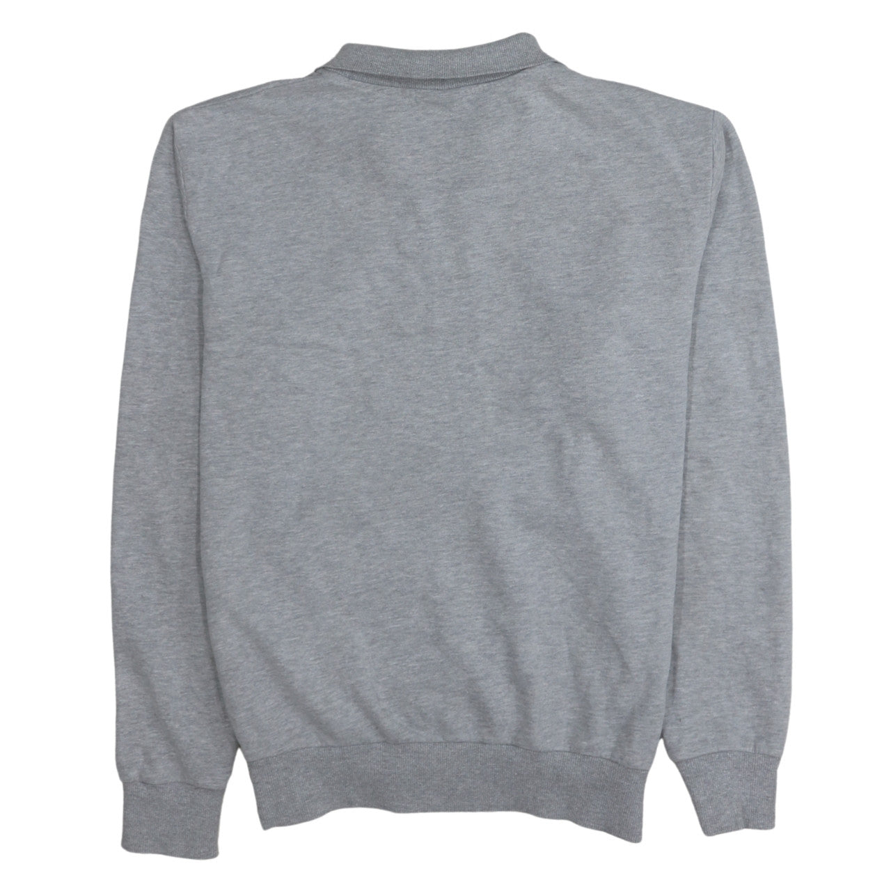 Ellesse Mens Grey 1/4 Zip Fleece Sweatshirt Size M Sports Logo Top