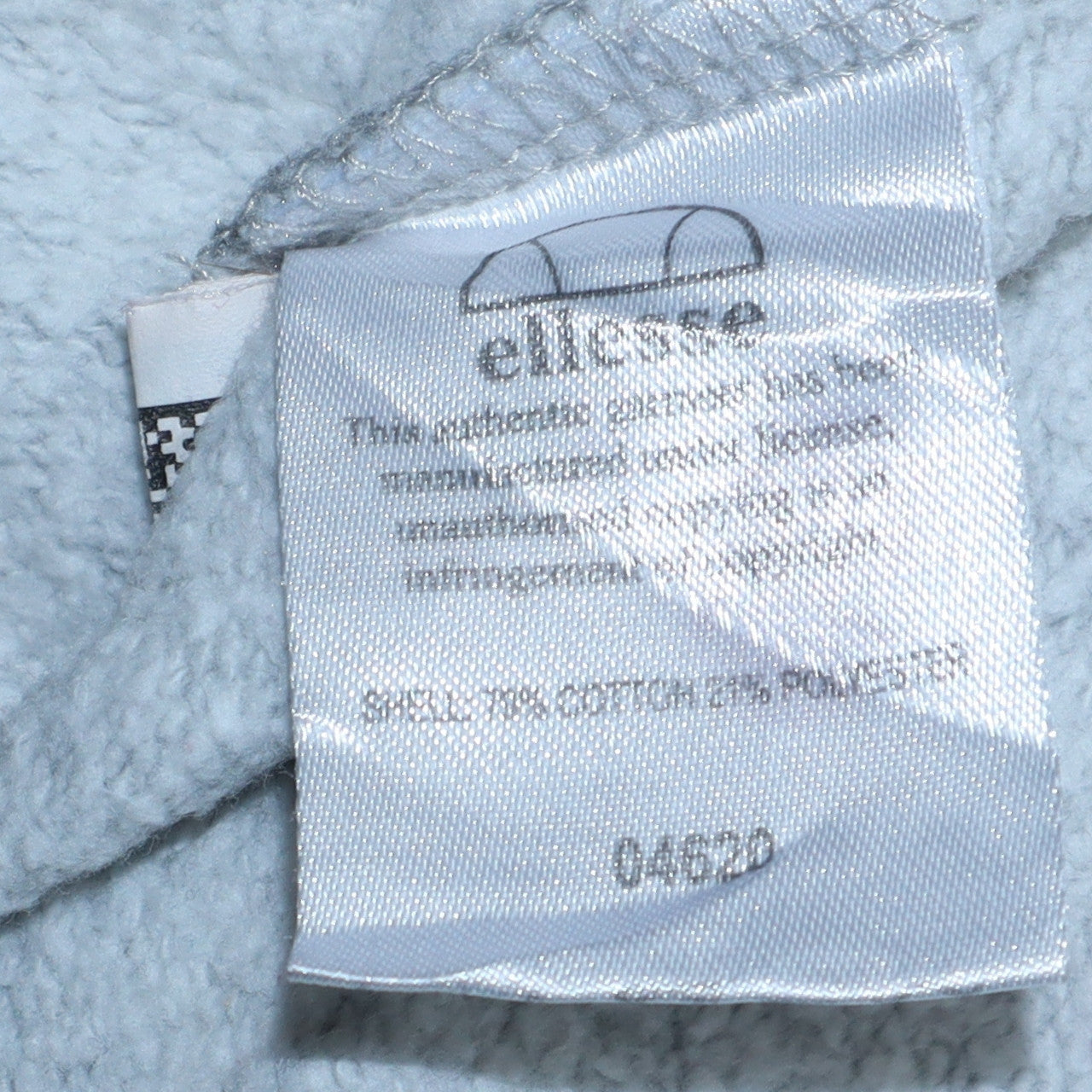 Ellesse Mens Grey 1/4 Zip Fleece Sweatshirt Size M Sports Logo Top