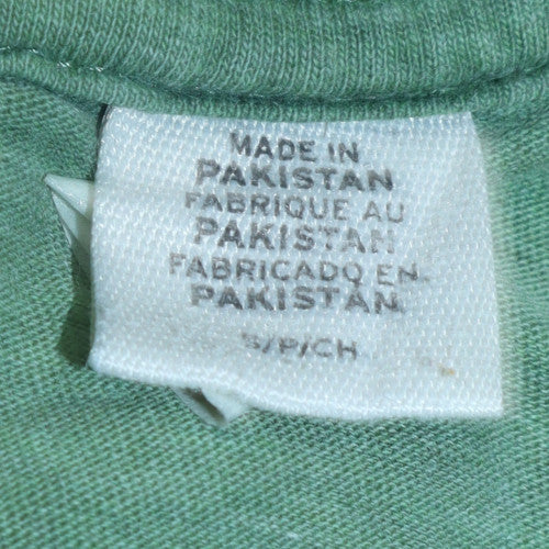 Levi's Men's Green Logo Crew Neck Cotton T-Shirt Size S