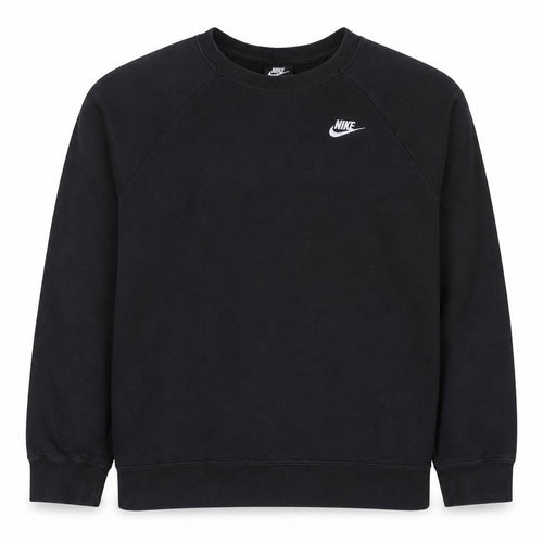 Nike Men's Black XL Pullover Fleece Sweatshirt Crew Neck Sportswear
