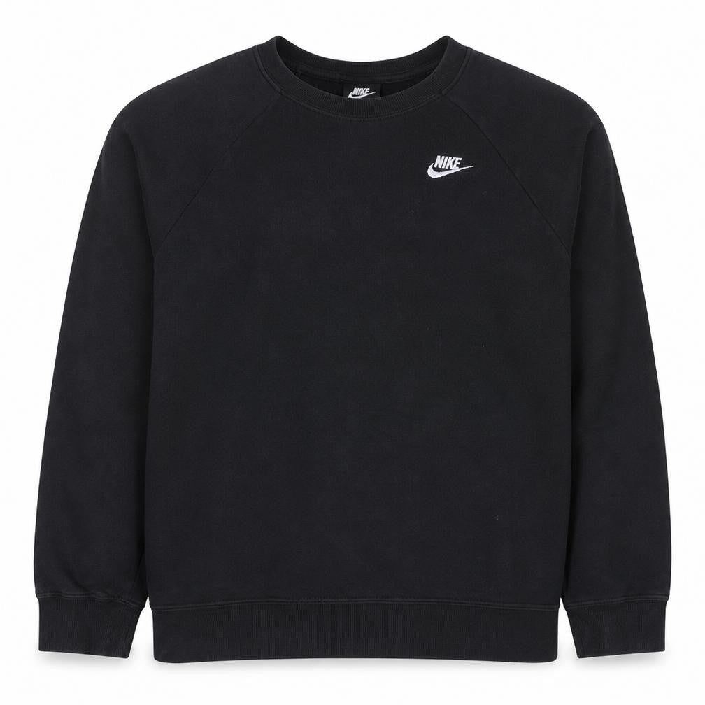 Nike Men's Black XL Pullover Fleece Sweatshirt Crew Neck Sportswear