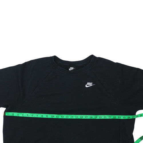 Nike Men's Black XL Pullover Fleece Sweatshirt Crew Neck Sportswear