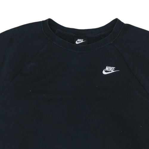 Nike Men's Black XL Pullover Fleece Sweatshirt Crew Neck Sportswear