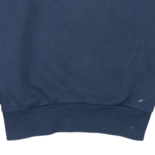 Ellesse Men's Blue Crew Neck Logo Sweatshirt Size M