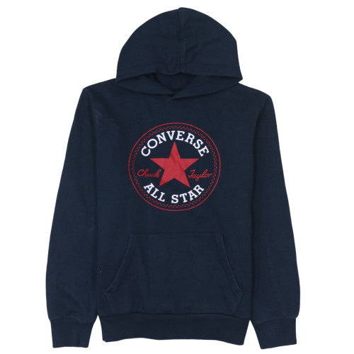 Converse Boys Navy Blue Hoodie XL 13-15 Years Pullover Logo Design