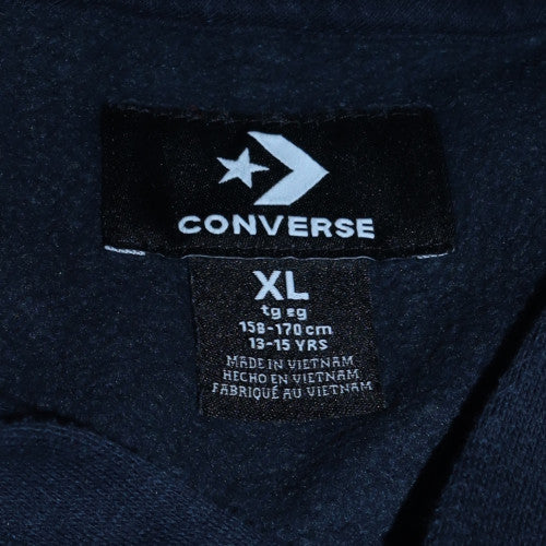 Converse Boys Navy Blue Hoodie XL 13-15 Years Pullover Logo Design
