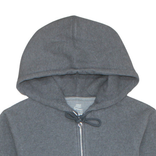 Nike Men's Grey Full Zip Hoodie Size S Regular Fit Sportswear